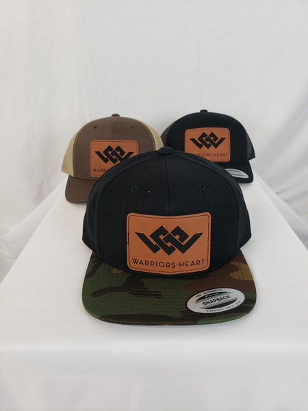Warriors Heart Structured Trucker Hat - Leather Brand