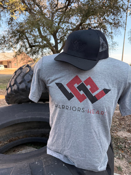 Warriors Heart Jiu Jitsu Shirt - Premium Heather Gray