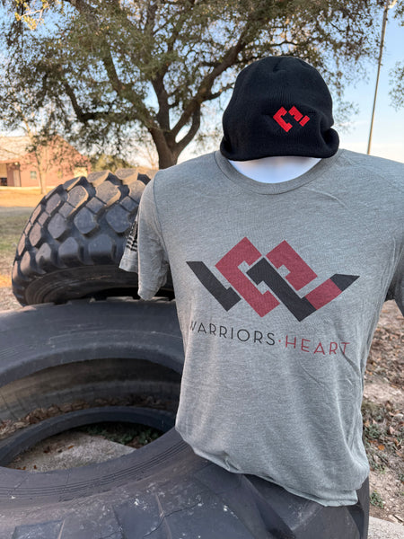 Warriors Heart Jiu Jitsu Shirt - Charcoal