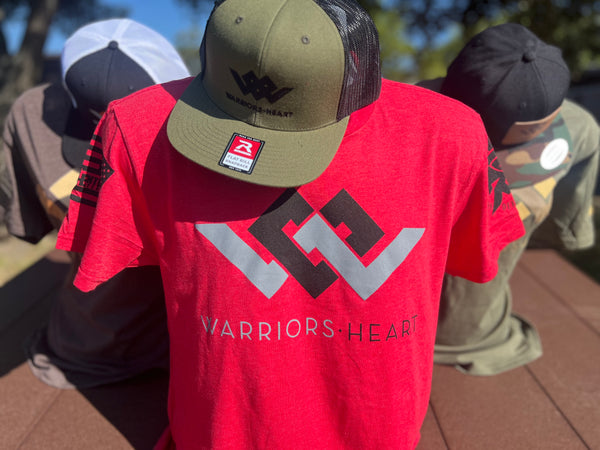 Relentless Defender TShirt: Red – Warriors Heart