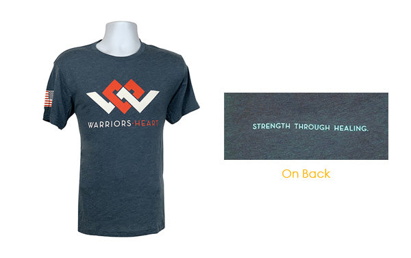 Warriors Heart Tri-Blend Shirt - Patriot