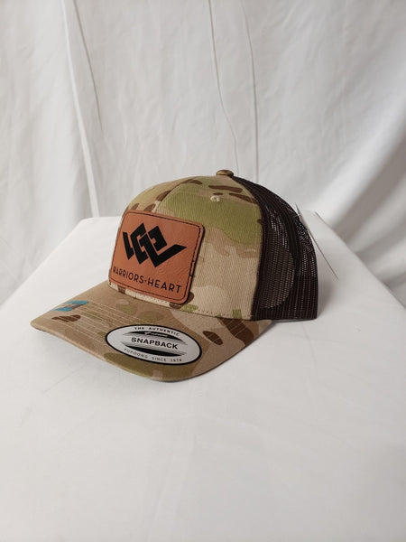 Warriors Heart Structured Trucker Hat - Leather Brand