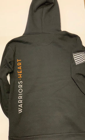 Zip-Up Hoodie - Black