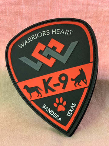 Warriors Heart PVC Patch - K9